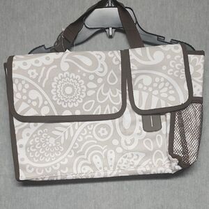 Thirty One Pack and Pull Caddy - Taupe Playful Parade